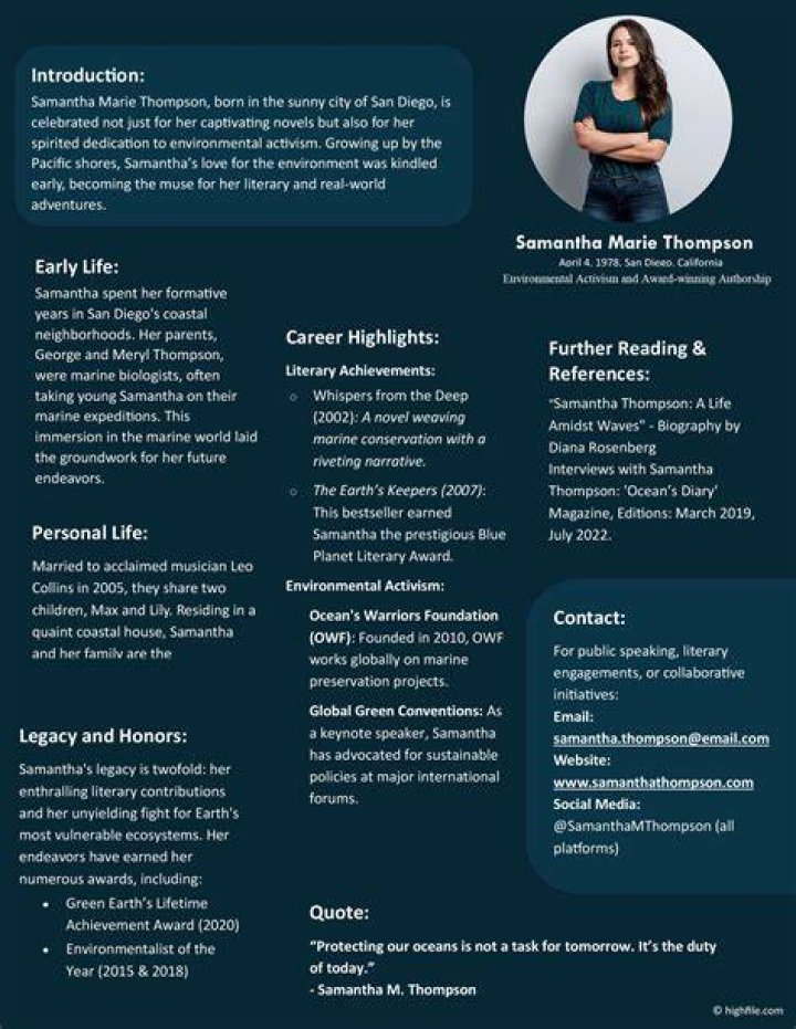 A Biography Of Insights And Success