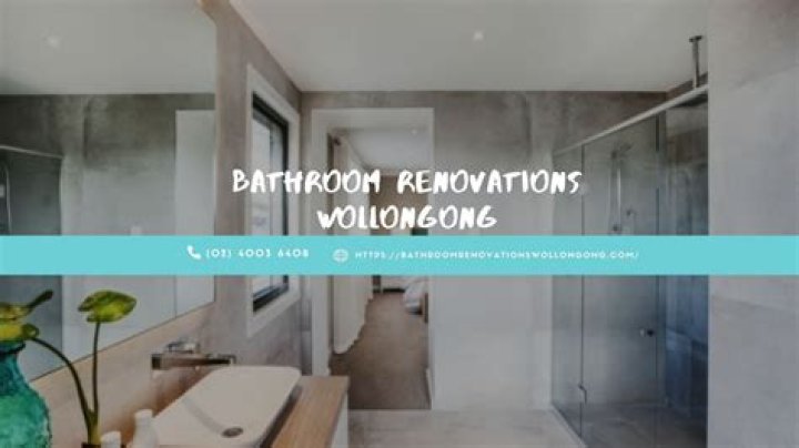 bathroom renovations wollongong