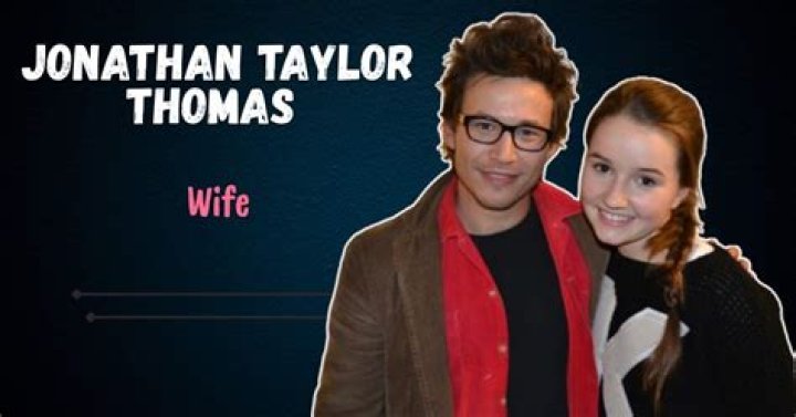 Is Jonathan Taylor Thomas Married: Uncovering The Relationship Status