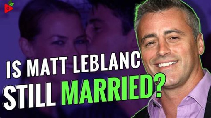 Is Matt LeBlanc Still A Bachelor? Uncovering His Current Marital Status