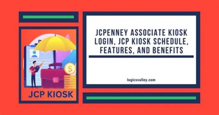 Jcp Kiosk Schedule