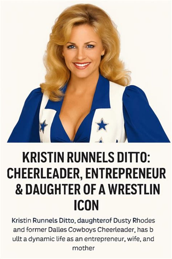 Kristin Runnels Ditto, Dusty Rhodes' daughter