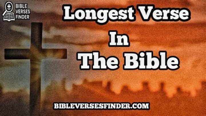 The Ultimate Guide To The Longest Verse In The Bible