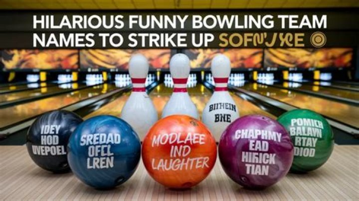 Unveiling Funny Individual Bowling Names