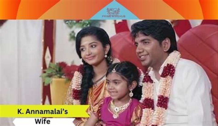 Who Is K. Annamalai's Wife? Uncover The Details Here